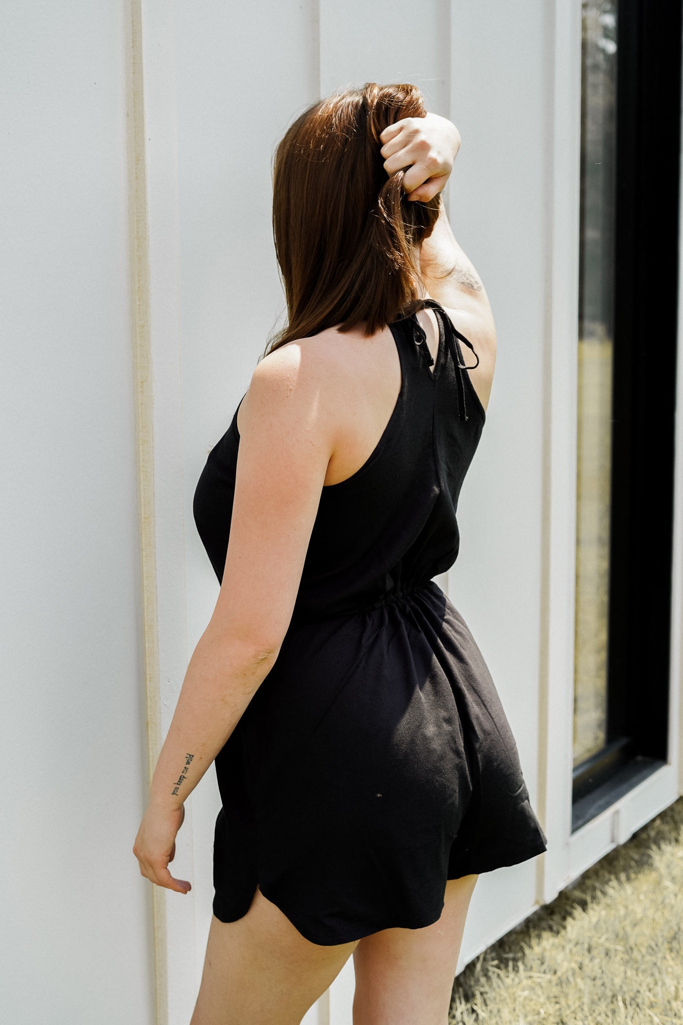 Onepiece coton léger noir