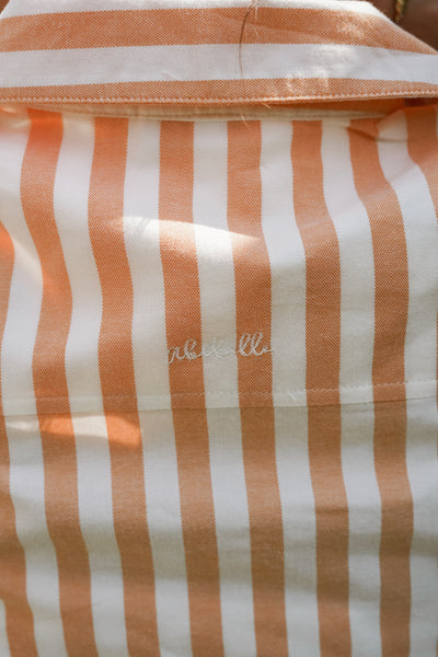 Chemise popsicle rayé orange