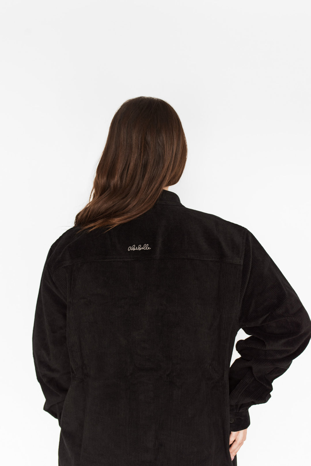 Jacket oversized en corduroy - Noir